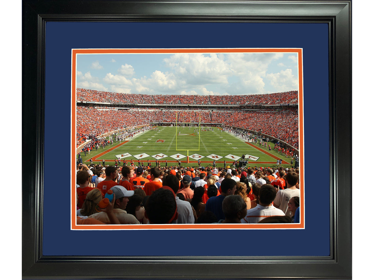 Framed Scott Stadium Virginia Cavaliers 11"x14" NCAA Football Photo Professionally Matted