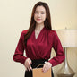 V-Neck Chiffon Blouse