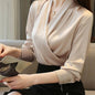 V-Neck Chiffon Blouse