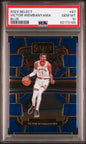 Graded 2023 Panini Select Victor Wembanyama #87 Blue Rookie RC Basketball Card PSA 10 Gem Mint