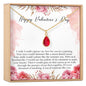 Valentine's Day Gemstone Necklace