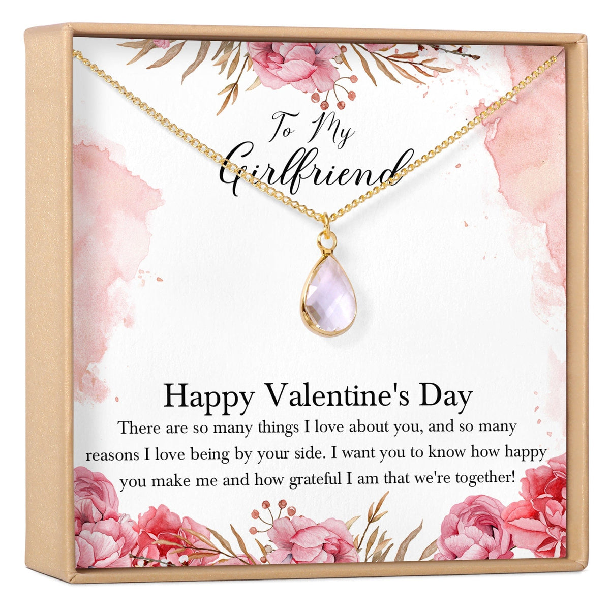 Valentine's Day Gift for Girlfriend Necklace