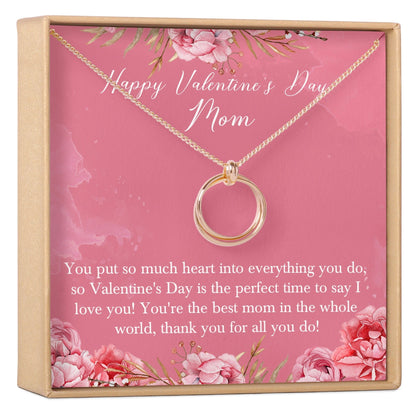 Valentine's Day Gift for Mom Necklace