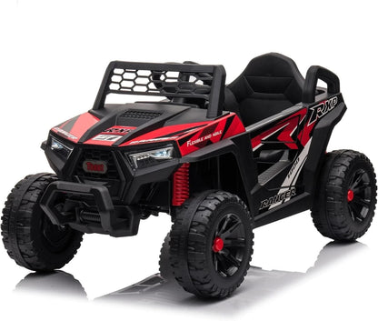 Vehículo eléctrico todoterreno UTV 12V para niños con función de avance y retroceso