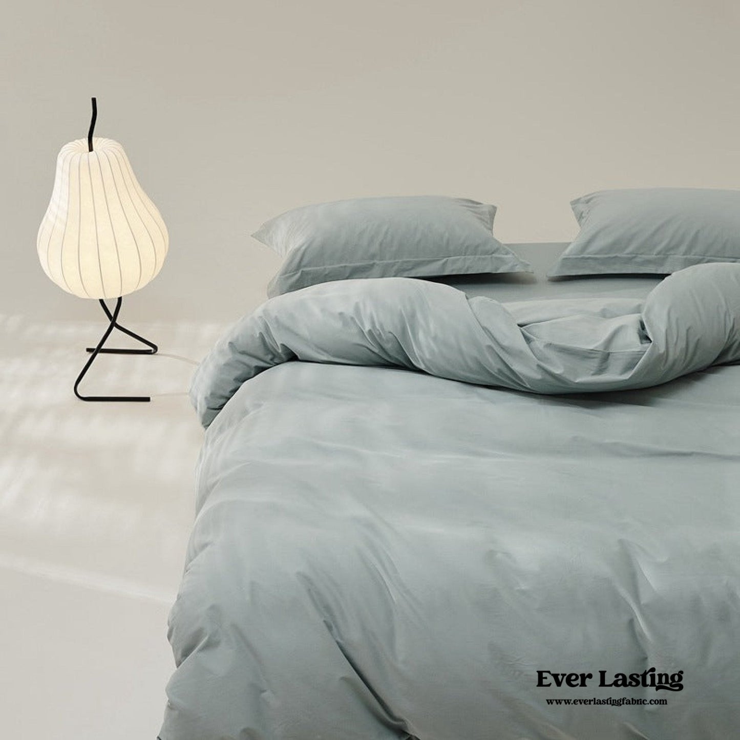 Velvære Luxe Solid Color Cotton Bedding Set / Teal