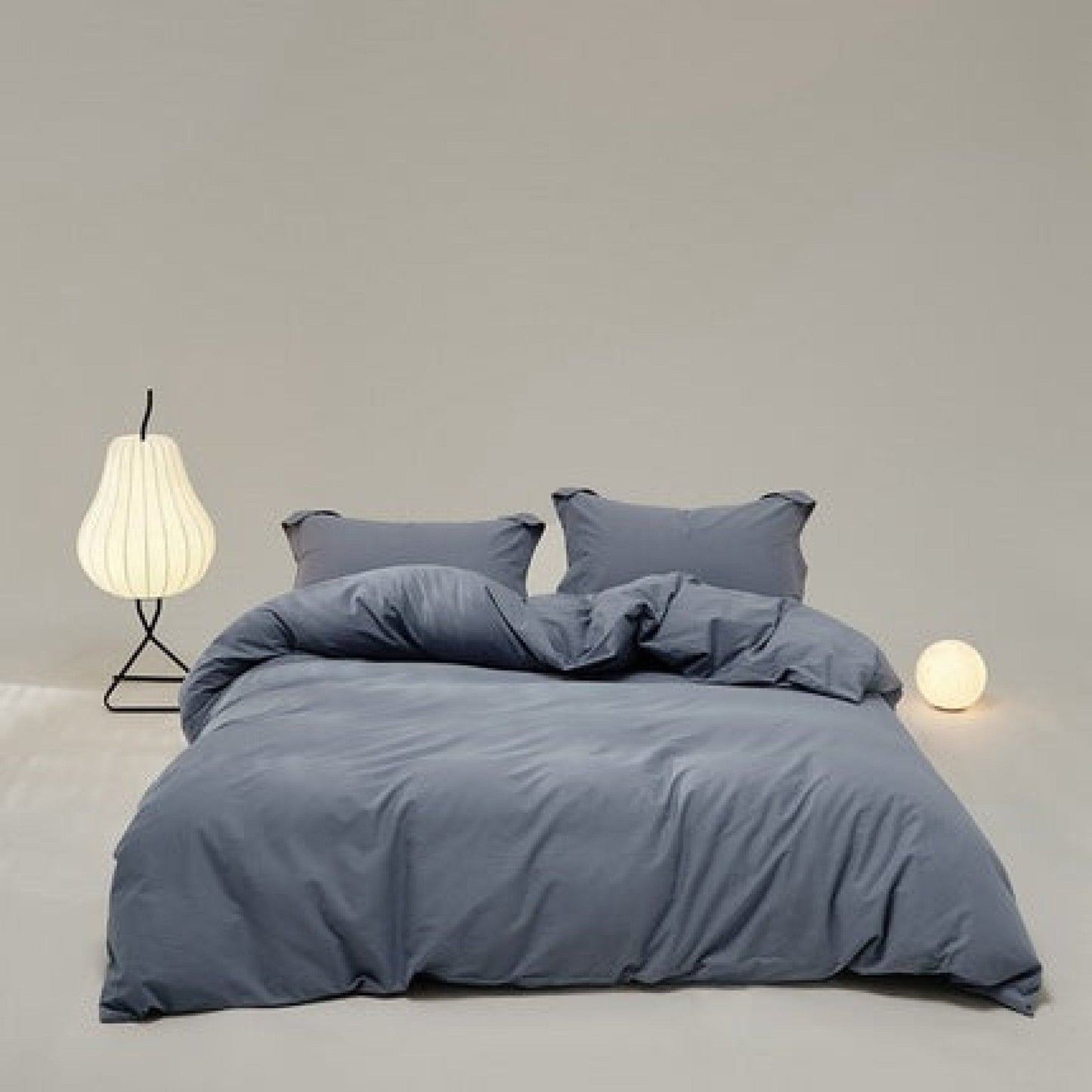 Velvære Luxe Solid Color Cotton Bedding Set / Teal