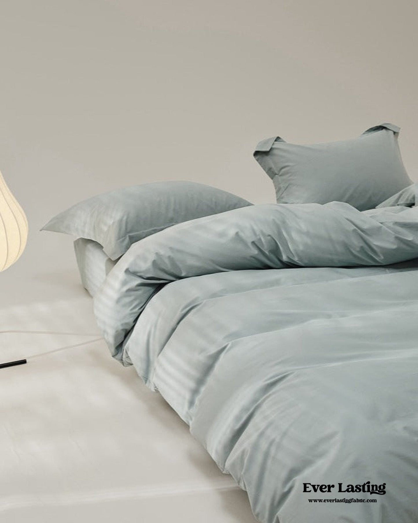 Velvære Luxe Solid Color Cotton Bedding Set / White