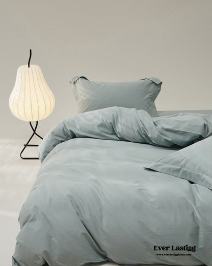 Velvære Luxe Solid Color Cotton Bedding Set / White