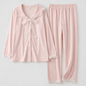 Rosy Velvet Coquette Lace Pajama Set / Blue