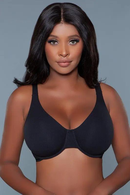 T-Shirts Premium BE WICKED Veronica Bra Black 42DD Full Coverage Lingerie