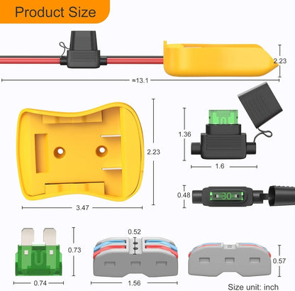 20V Versatile Battery Adapter Converter Essential for DIY Power Wheel Upgrades