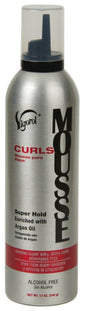 Vigorol Curls Mousse Super Hold, 2.5 oz (Travel Size)
