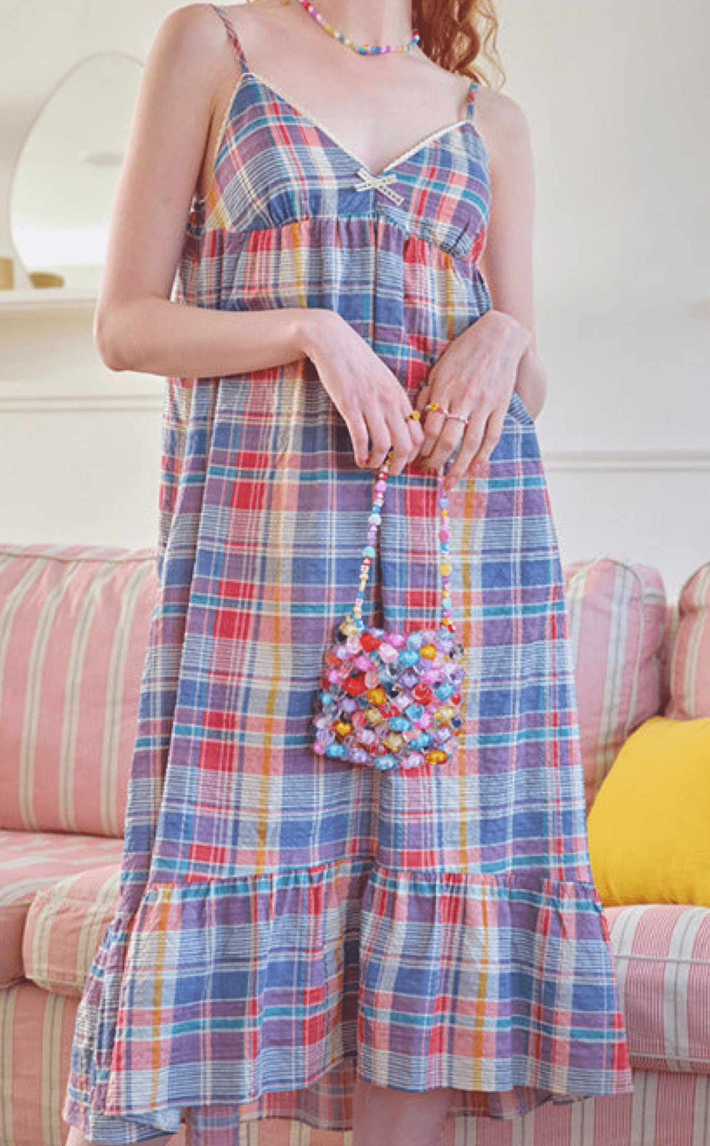 Vintage Inspired Plaid Pajama Dress