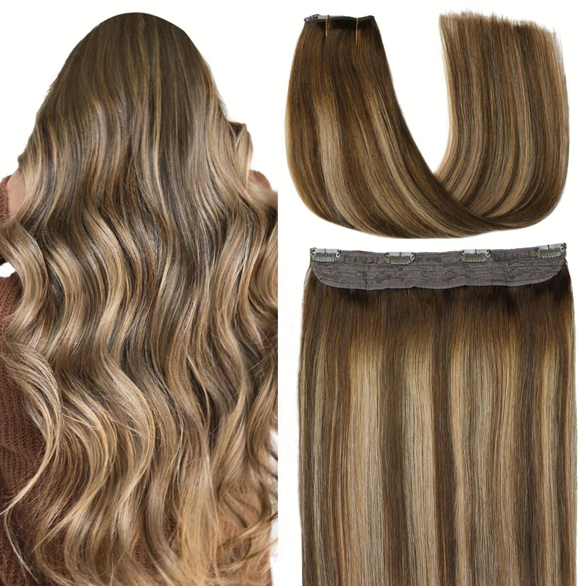 VIP BandX Halo / Silky Straight 18" with Clip