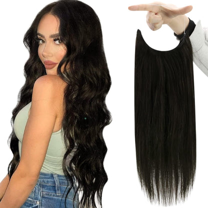 VIP BandX Halo Silky Straight 24" with Clip Hair Extension