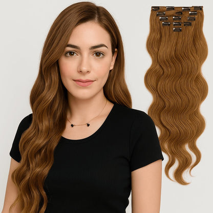 VIP Clip Extensions / Body Wave 24" (170 g) - ClipeX System