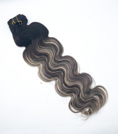 VIP Clip Extensions / Body Wave 24" (170 g) - ClipeX System