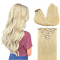 VIP Clip Extensions / Silky Straight 18" (140 g) - ClipeX System