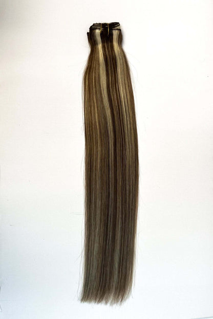 VIP Clip Extensions / Silky Straight 24" (170 g) - ClipeX System