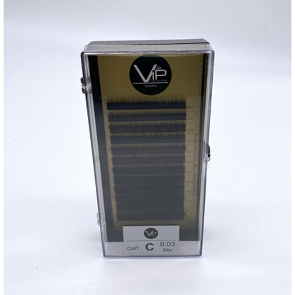 VIP Faux Mink Eyelash Extensions 12 Lines C Curl Mix 0.03mm - Choose Size