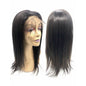 VIP Lace Front Wig, 100% Human Hair, Natural Black, 180 Density, Straight