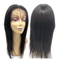 VIP Lace Front Wig, 100% Human Hair, Natural Black, 180 Density, Straight