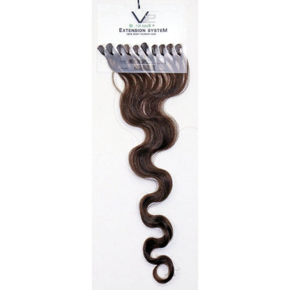 VIP M-Tip System Tape Hair Extensions 100 Strands Wavy 18"