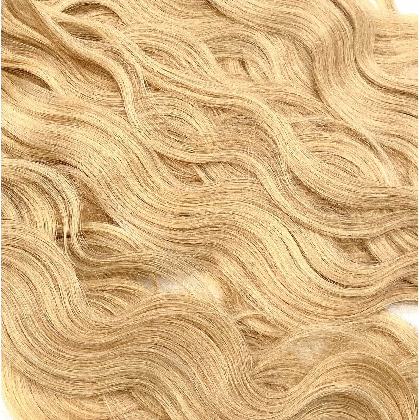 VIP M-Tip System Tape Hair Extensions 100 Strands Wavy 18"