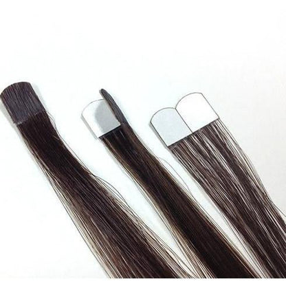 VIP M-Tip System Tape Hair Extensions 100 Strands Wavy 18"