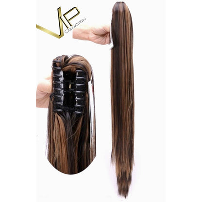 VIP Synthetic Clip Ponytail - Ruby