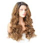 VIP Extensions Off Black to Honey Blonde Body Wave Synthetic Lace Front Wig, 24", Color T1B/27 (53)