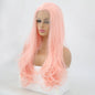 VIP Extensions Peach Pink Body Wave Synthetic Lace Front Wig, 24", Color 2335 (36)