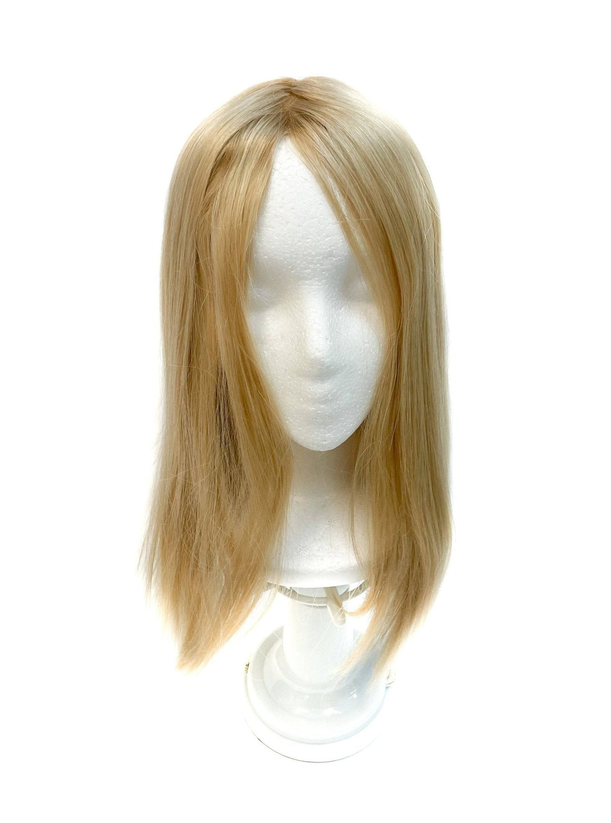 VIP Extensions TP37 Virgin Remy Human Hair Silk Straight Topper Piece
