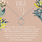Virgo Zodiac Gift Necklace, Multiple Styles
