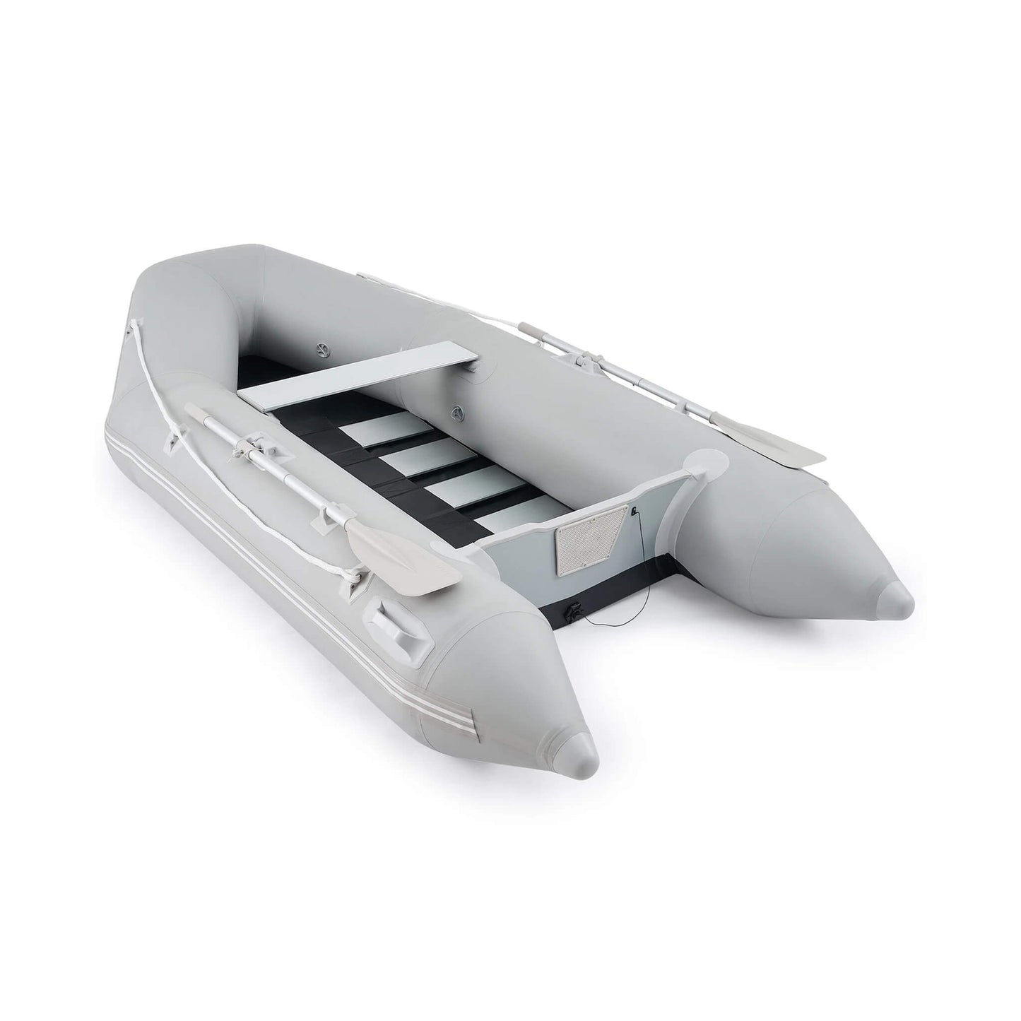 Virtue US 10FT 4-Person Heavy-Duty Inflatable Dinghy Transom Sport Tender Boat (SAK98153)
