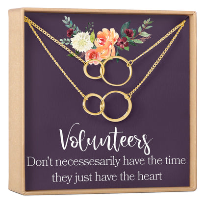 Volunteer Appreciation Necklace, Multiple Styles