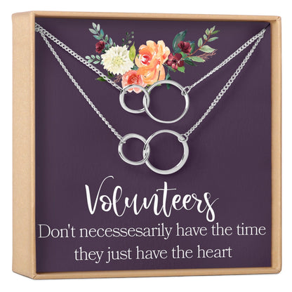 Volunteer Appreciation Necklace, Multiple Styles
