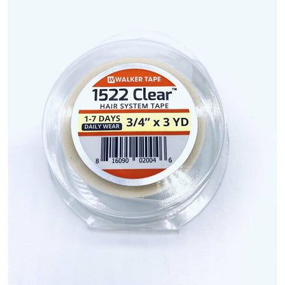 Walker Tape 1522 Clear Wig Tape & Rolls Hair Extension Supplies - Choose Size