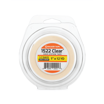 Walker Tape 1522 Clear Wig Tape & Rolls Hair Extension Supplies - Choose Size