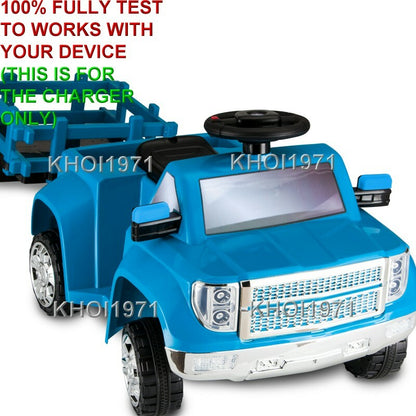 AC Wall Charger Adapter for Kid Trax KT1277WMA Heavy Hauling Ride-On Pickup Truck