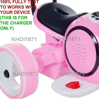 Wall Charger AC Adapter 4-Pack for Little Rider Sleek LED Space Travel Ride-On Toy