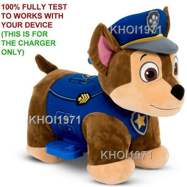 6V AC Wall Charger Adapter for Deluxe Ride-On Paw Patrol Chase Toy