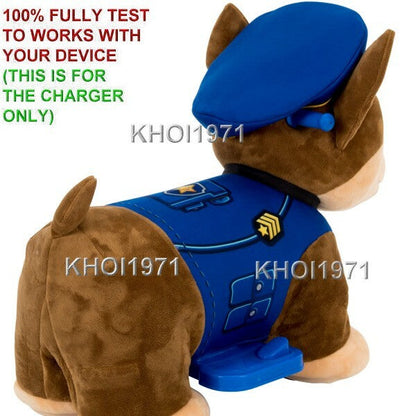 6V AC Wall Charger Adapter for Deluxe Ride-On Paw Patrol Chase Toy