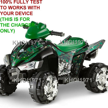 6V AC Wall Charger Adapter for Kids Trax ATV Camo Quad Ride-On Battery Replacement