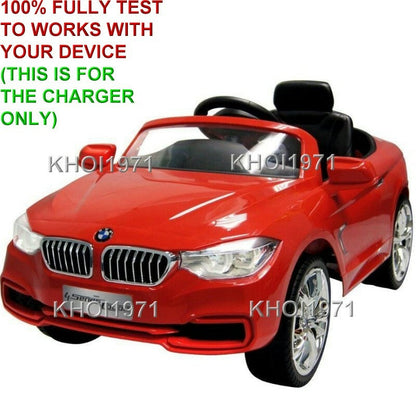 AC Wall Charger Adapter for 12V Ride-On BMW 4 Series Coupe – Red, White, Black