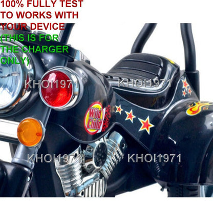 AC Wall Charger Adapter for Little Rider Road Warrior Ride-On Motorcycle