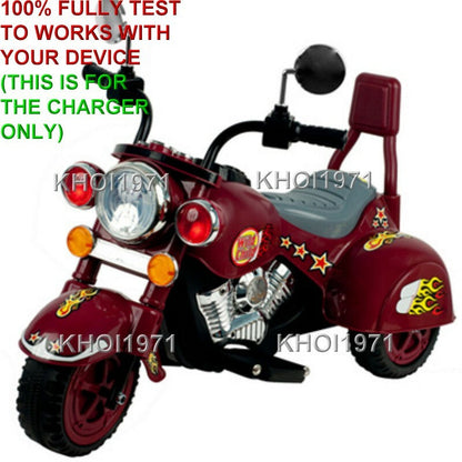 AC Wall Charger Adapter for Little Rider Road Warrior Ride-On Motorcycle