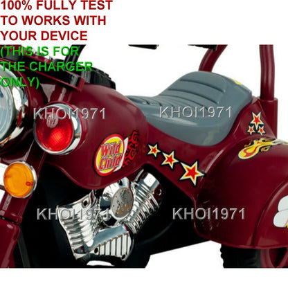 AC Wall Charger Adapter for Little Rider Road Warrior Ride-On Motorcycle