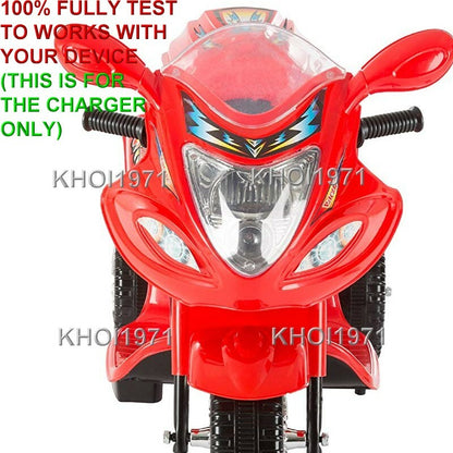 AC Wall Charger Adapter for 3-Wheel Little Rider Trike Motorcycle Ride-On Toy