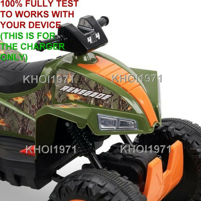 AC Wall Charger Adapter for 12V Battery Huffy Renegade ATV 4x4 Ride-On